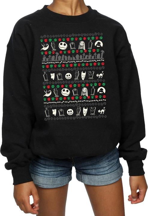 Immagine prodotto Disney Nightmare Before Christmas Festive Icons Felpa Ragazze (152, 158)