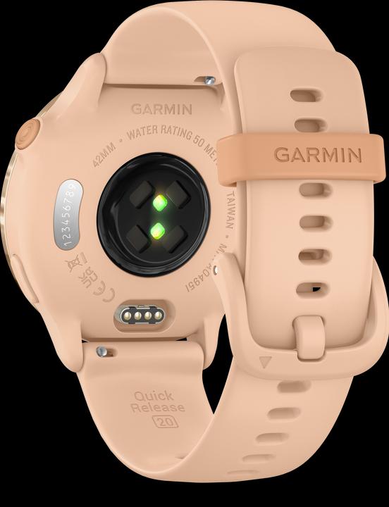 Produktbild Garmin vivoactive 6, GPS, Pink Dawn/ P. Dawn Metallic, WW (42.20 mm)