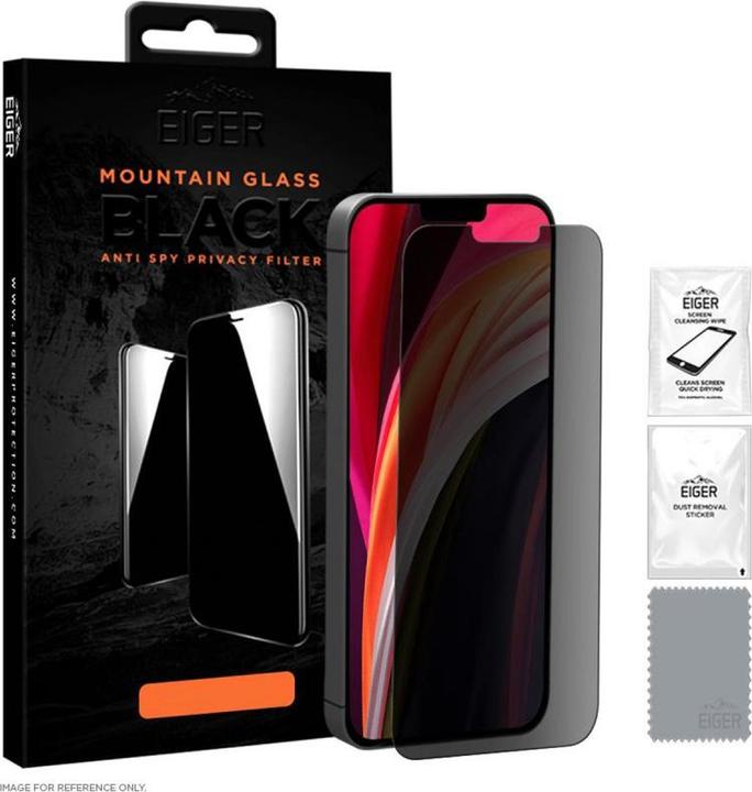 Image du produit Eiger Mountain Glass Black (1 pièce(s), Apple iPhone 15 Plus, Apple iPhone 16 Plus, Apple iPhone 15 Pro Max)