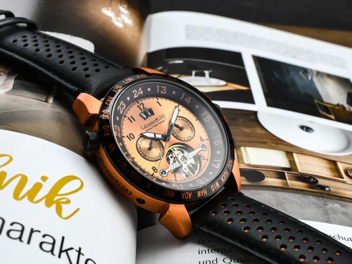 Immagine prodotto Calvaneo 1583 Astonia Project Orange II Aluminium Edition Automatikuhr (44 mm)