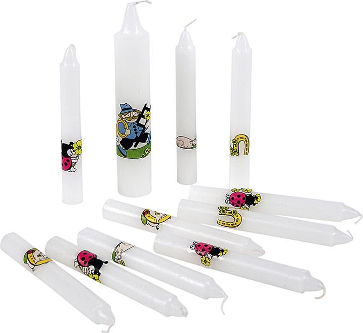 Actual product image Tib Birthday candle with 1 life light 11pcs pack (11 x)