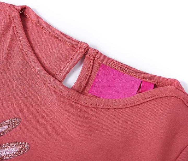 Image du produit VidaXL T-shirt manches longues enfant rose ancien 92,Matière : 95% coton. 5 (92)