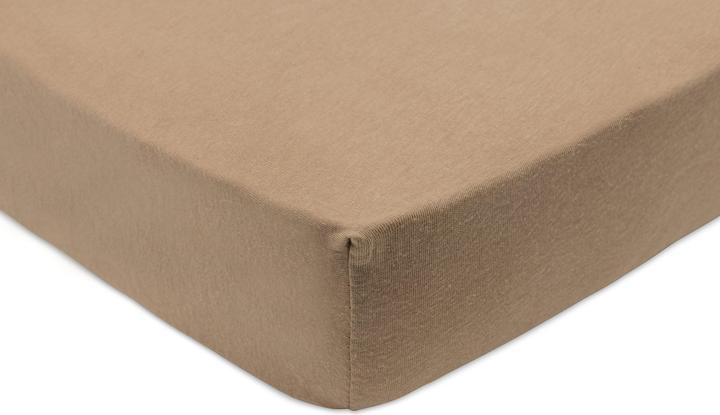 Image du produit Jollein Fix-Leintuch Jersey 2er, 60 x 120 cm, Sea Green/Biscuit (60 x 120 cm)