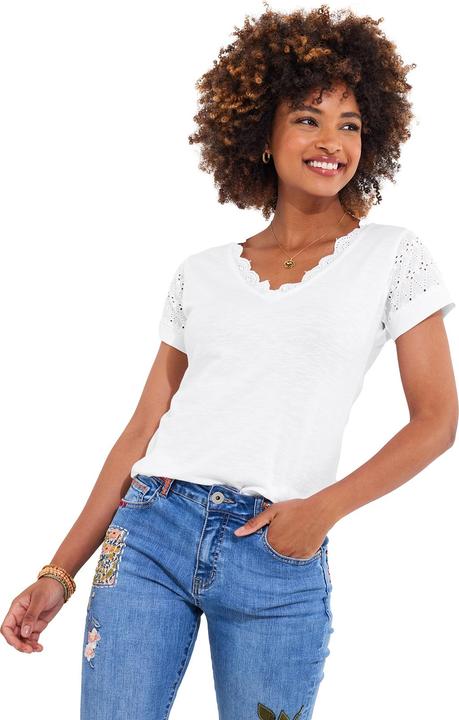 Produktbild Joe Browns Broderie V-Neck Tee (46)