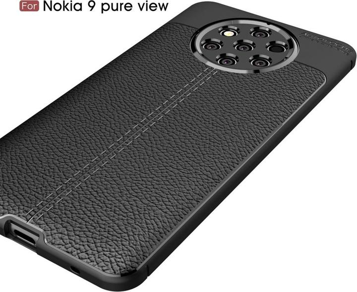 Produktbild Screenguard Nokia 9 PureView Hülle Leather Design TPU Cover (Nokia 9 PureView)