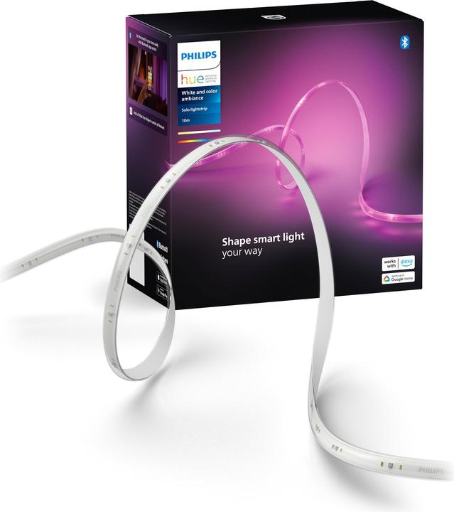 Image du produit Philips Hue Lightstrip Solo (Multicolore, 1000 cm, Intérieur)