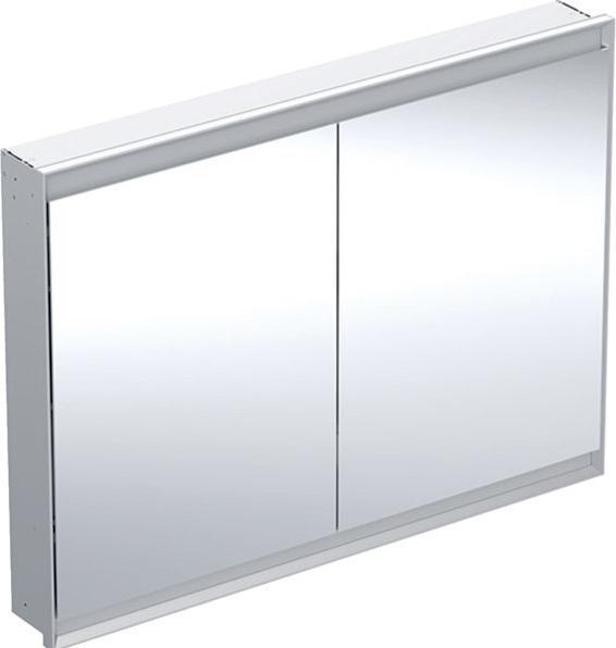 Geberit ONE armoire de toilette avec ComfortLight, 2 portes, montage encastré, 120x90x15cm, 505.805