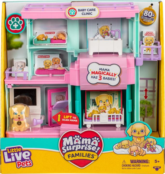 Actual product image Little Live Pets Mama Surprise hospital playset