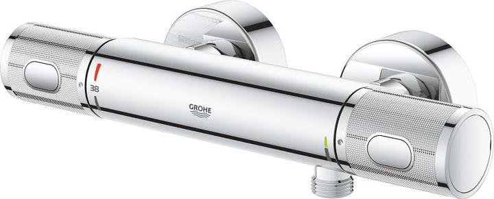 Grohe Precision Feel Thermostatic Douchekraan - EcoJoy - CoolTouch - incl. koppelingen - chroom - 34789
