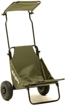 Actual product image Stealth Gear Transport trolley M2 Forest Green with sun canopy