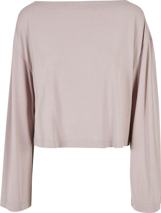 Urban Classics Ladies Short Modal Bateau Necklinie Longsleeve (5XL)