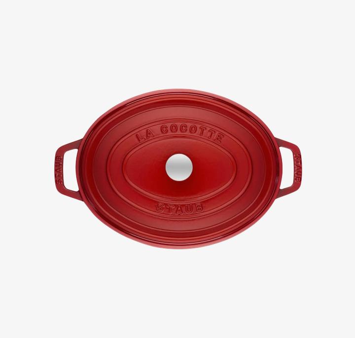 Immagine prodotto Staub Tostapane ovale rosso ciliegia (23 cm, Pirofila + casseruola, Ghisa, Smalto)