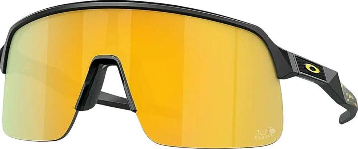 Oakley Occhiali da ciclismo Sutro LitePRIZM 24k (Nero opaco, Prizm 24k)