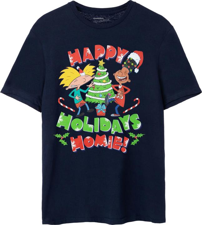 Hey Arnold! Happy Holidays Homie TShirt weihnachtliches Design