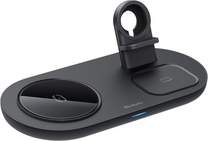 Mcdodo 3 in 1 Wireless Charger 15W - Black (15 W)