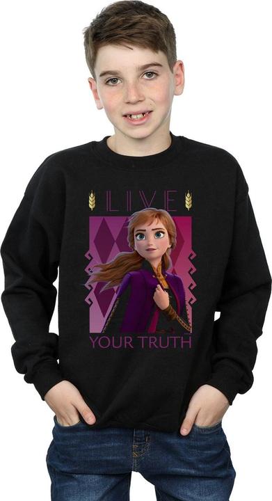 Produktbild Disney Frozen 2 Anna Live Your Truth Sweatshirt Jungen (140, 146)