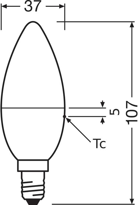 Immagine prodotto Osram Stella classica B (E14, 40 W, 470 lm, 1 x, F)