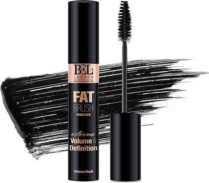 Produktbild BEL London Fat Brush Volumizing and Lengthening Mascara - Black for Defined, Thick, and Curled Lashes - Premium
