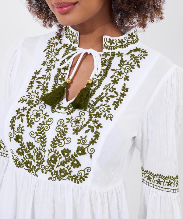 Image du produit Joe Browns Floral Embroidered Crinkle Tunic Top (16)