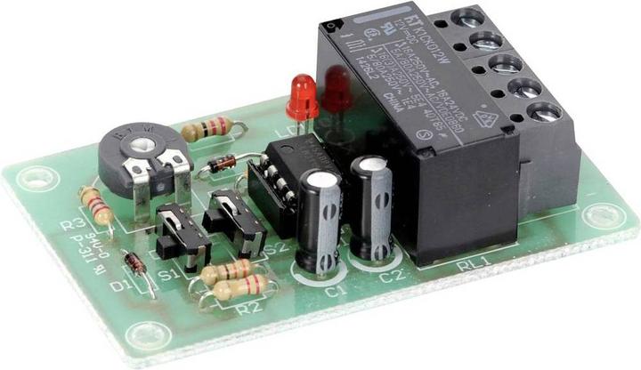 Actual product image Conrad Components 195901 Timer kit 12 V/DC 0.5 - 150 s (Timepiece)