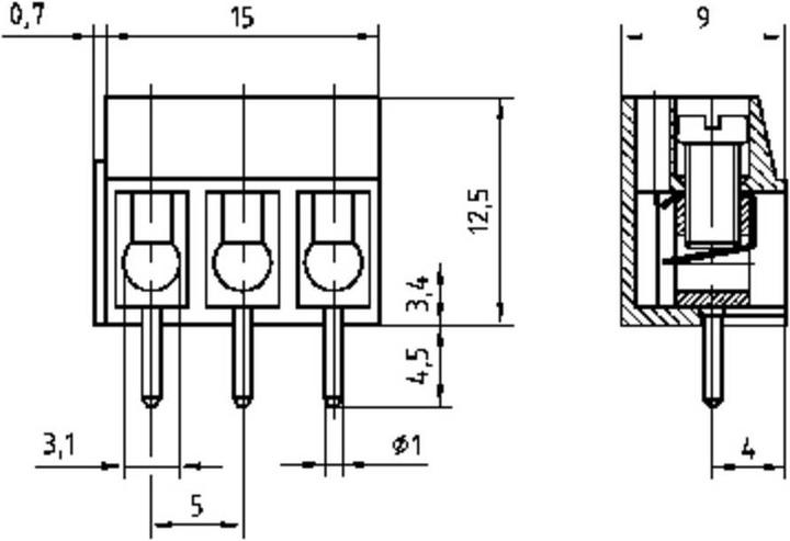 Actual product image Conrad Components 195901 Timer kit 12 V/DC 0.5 - 150 s (Timepiece)