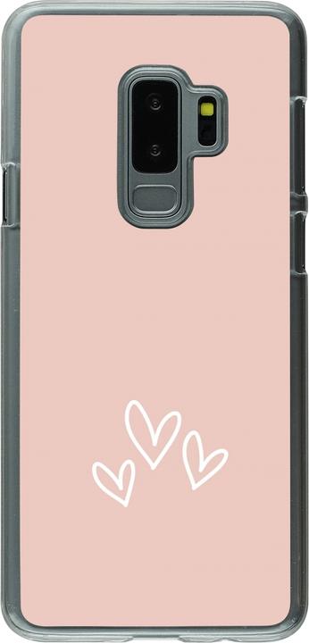 Actual product image PhoneLook Coque transparent Valentine 2023 three minimalist hearts (Samsung Galaxy S9+)