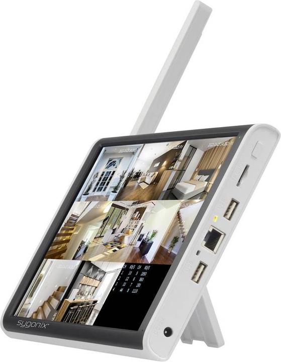 Image du produit Sygonix SY-5046554 Kit caméra de surveillance sans fil 8 canaux avec 1 caméra 1920 x 1080 pixels 2.4 (1920 x 1080 Pixels)