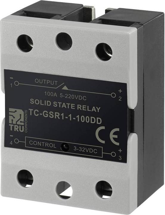 Actual product image Tru Components Solid state relay TC-GSSR-1-100DD 100 A Switching voltage max. 32 V/DC