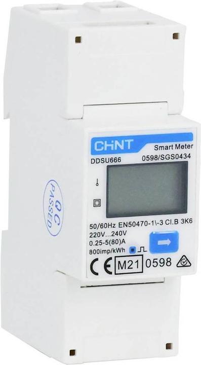 Immagine prodotto Chint G DDSU666 220/230V 5(80)A RS485 2P MID trifase contatore digitale MID-confo