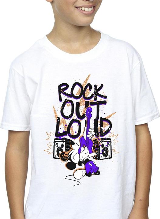 Immagine prodotto Disney Mickey Mouse Rock Out Loud Maglietta Ragazzi (152, 158)