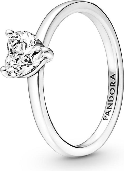 Immagine prodotto Pandora Anello solitario a cuore scintillante (58, 925 Argento)