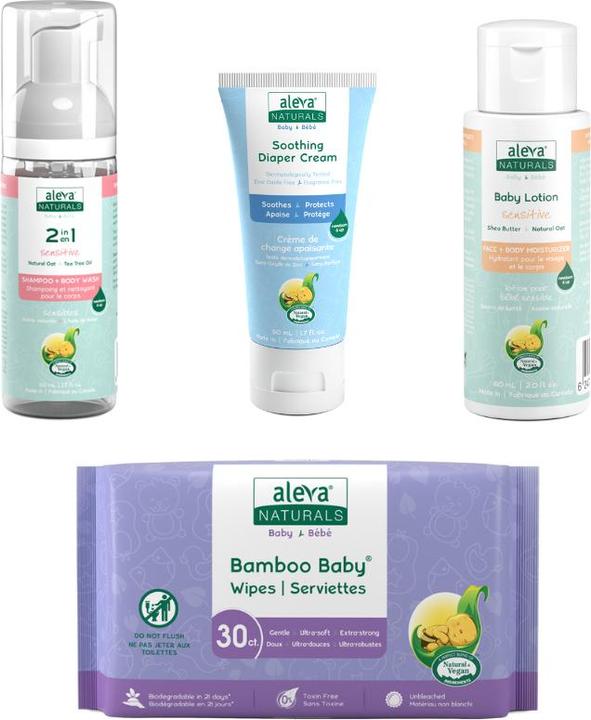 Actual product image Aleva Naturals Starterset für Neugeborene