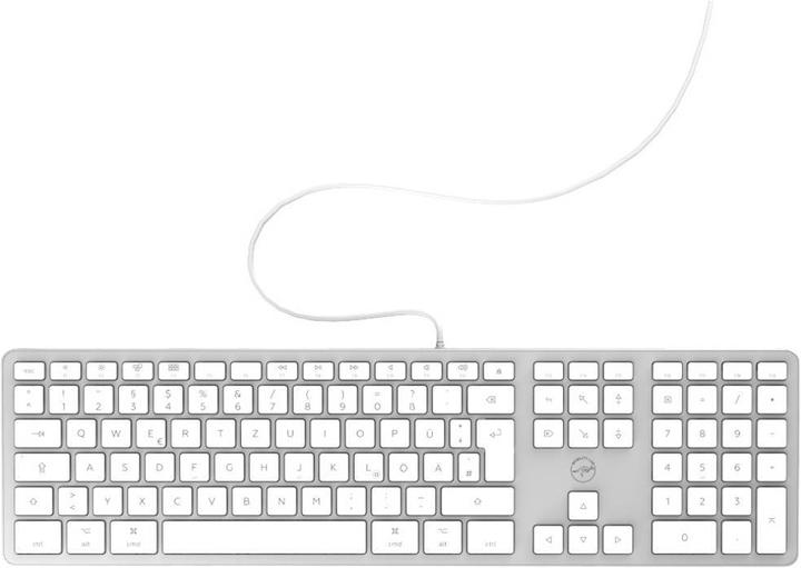 Actual product image Mobility Lab ML311142 USB Keyboard German, QWERTY, Mac Silver (DE, Cable)