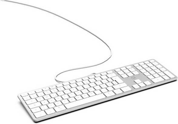 Actual product image Mobility Lab ML311142 USB Keyboard German, QWERTY, Mac Silver (DE, Cable)
