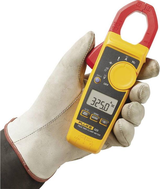 Produktbild Fluke 325 Stromzange, Hand-Multimeter kalibriert (ISO) digital CAT III 600 V, C (CAT III 600V, CAT IV 300V)