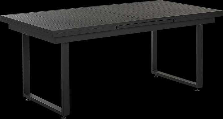Produktbild Beliani Gartentisch Aluminium schwarz 180 / 240 x 90 cm ausziehbar VALCANETTO (90 cm)