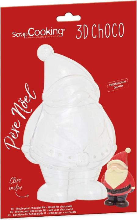Image du produit ScrapCooking Moule à chocolat 3D, Père Noël