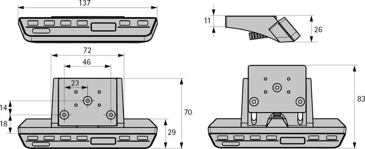 Actual product image Hettich Comfort manual switch