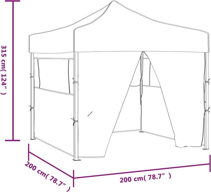 Produktbild VidaXL Niccolo (200 cm, 200 cm)