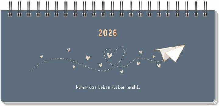 Wochenplaner 2026 Nimm das Leben lieber (Deutsch)