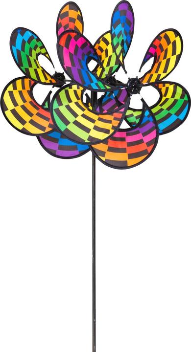 Invento Windrad Blumen Duett Regenbogen 82 cm