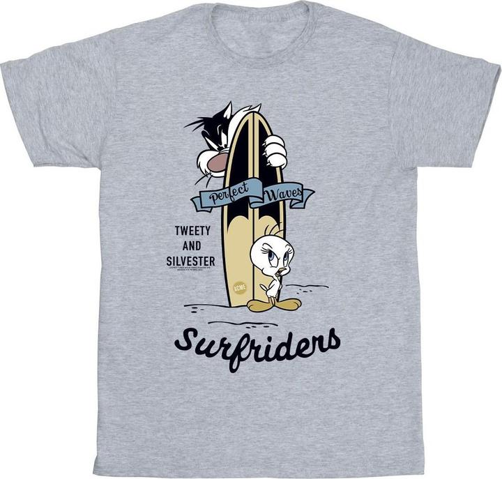 Produktbild Looney Tunes Tweety And Sylvester Perfect Waves TShirt Mädchen (152, 158)