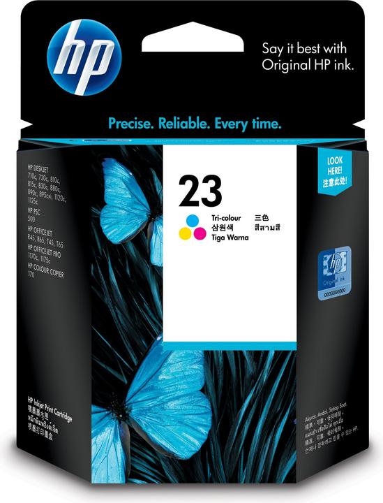 Produktbild Inkadoo HP C1823DE23 Druckkopfpatrone color 690 Seiten 30ml 3x10ml Farbe HP DeskJet 720 C 810 C (Color)