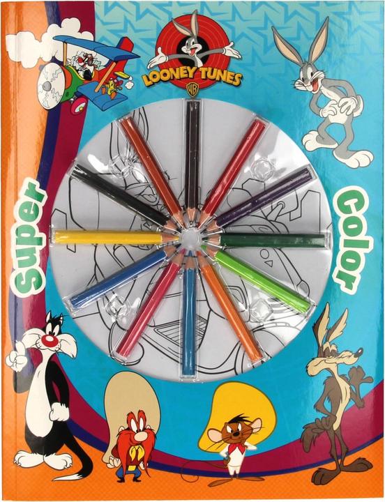 Immagine prodotto Libro da colorare Super Colour Looney Tunes con le matite