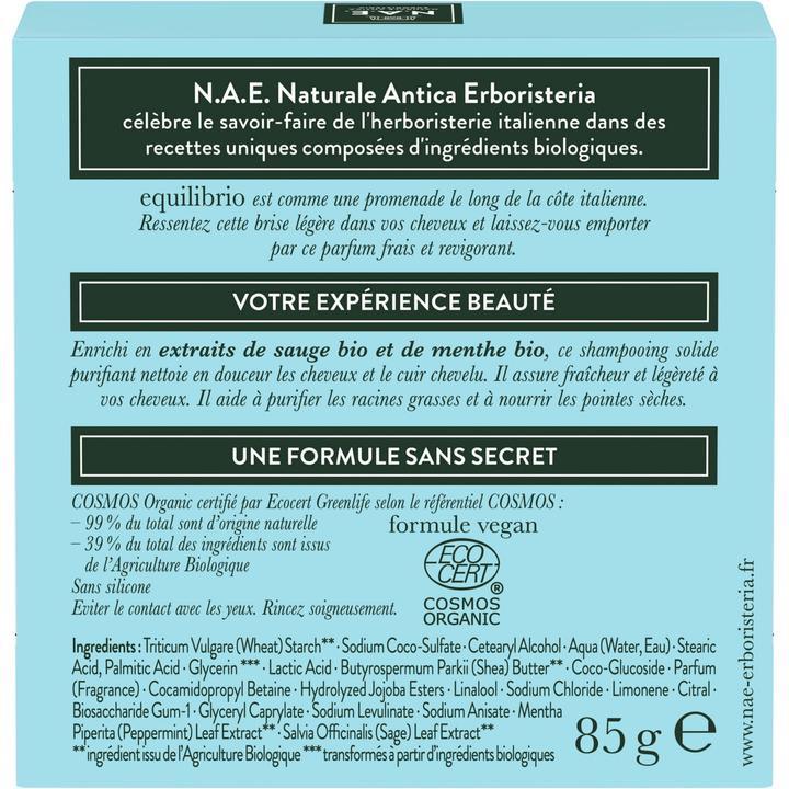 Actual product image N.A.E. Naturale Antica Erboristeria Repairing Shampoo Bar, COSMOS Organic Certified & Vegan Formula (Solid shampoo)
