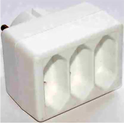 Image du produit E+P EA 3 Type C (prise européenne) Blanc Prise de courant