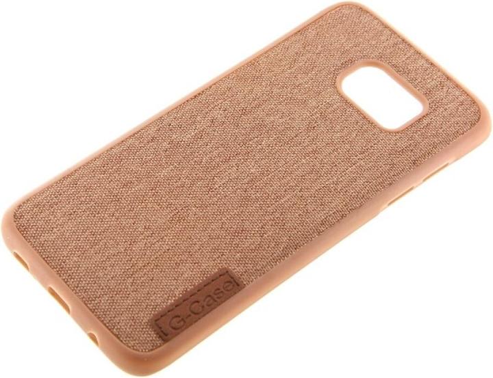Image du produit OEM Silicone Case Textile pour Samsung S7 Edge marron (Samsung Galaxy S7 Edge)