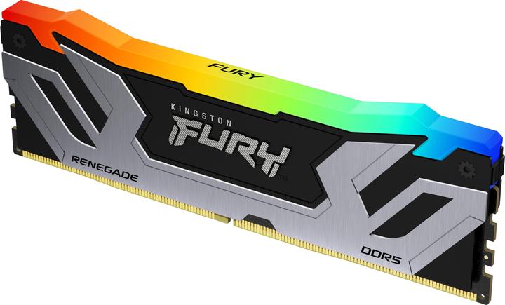 Produktbild Kingston Technology FURY Renegade RGB, 24 GB, 1 x 24 GB, DDR5, 288-pin DIMM (1 x 24GB, 8400 MHz, DDR5-RAM, DIMM)