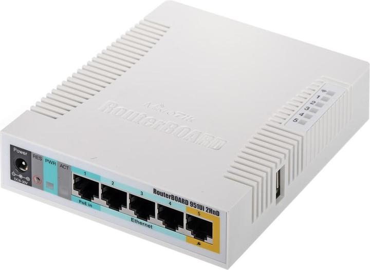 Produktbild MikroTik RB951UI-2HND: 5 Port WLAN Router