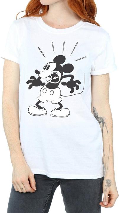 Immagine prodotto Disney Mickey Mouse Scared Maglietta Ampia Donna (3XL)